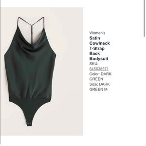 Abercrombie & Fitch bodysuit NWT